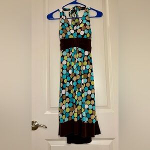Vintage Speechless Polka Dot Halter Dress Size L